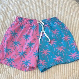 Chubbies Pink and Blue Swim Shorts